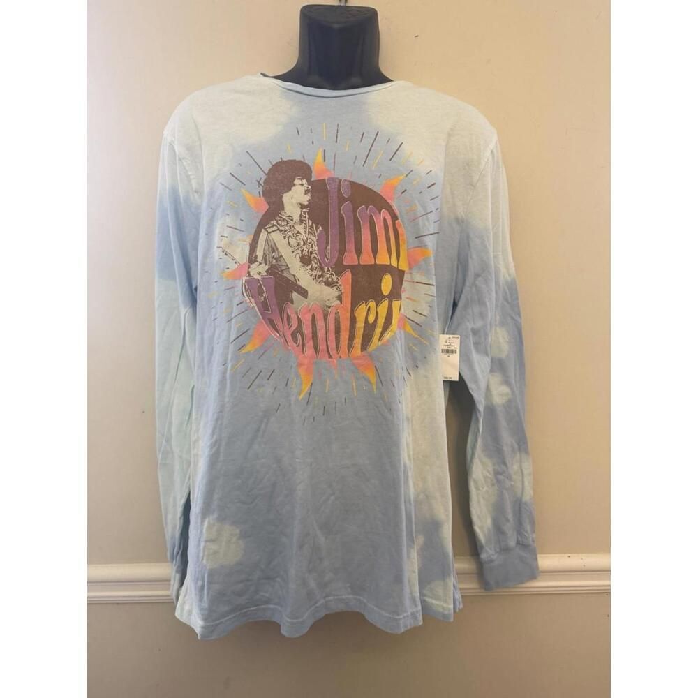 Old Navy Adult Size Extra Large~ Jimmy Hendrix Long Sleeve T-Shirt Tee Tie Dye